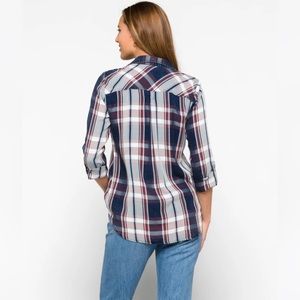 KUT FROM THE KLOTH Caillen Relaxed Button Down Top size M